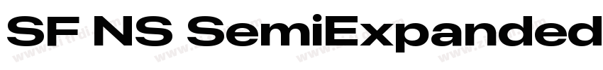 SF NS SemiExpanded H字体转换